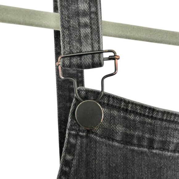 BDG Urban Outfitters Denim Overalls Faded Black Wash Adjustable Straps Women’s S - Picture 6 of 16